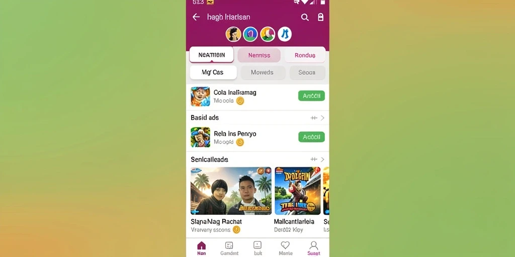 Fitur interaksi sosial yang menarik.
