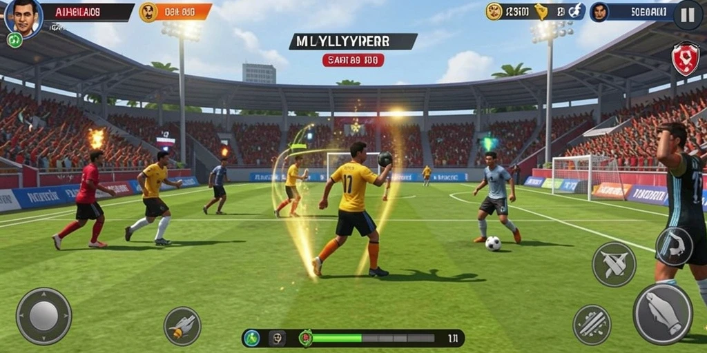Fitur multiplayer yang memungkinkan bersaing dengan teman.