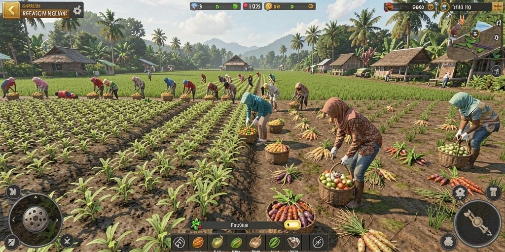 Fitur multiplayer yang memungkinkan bermain dengan teman.