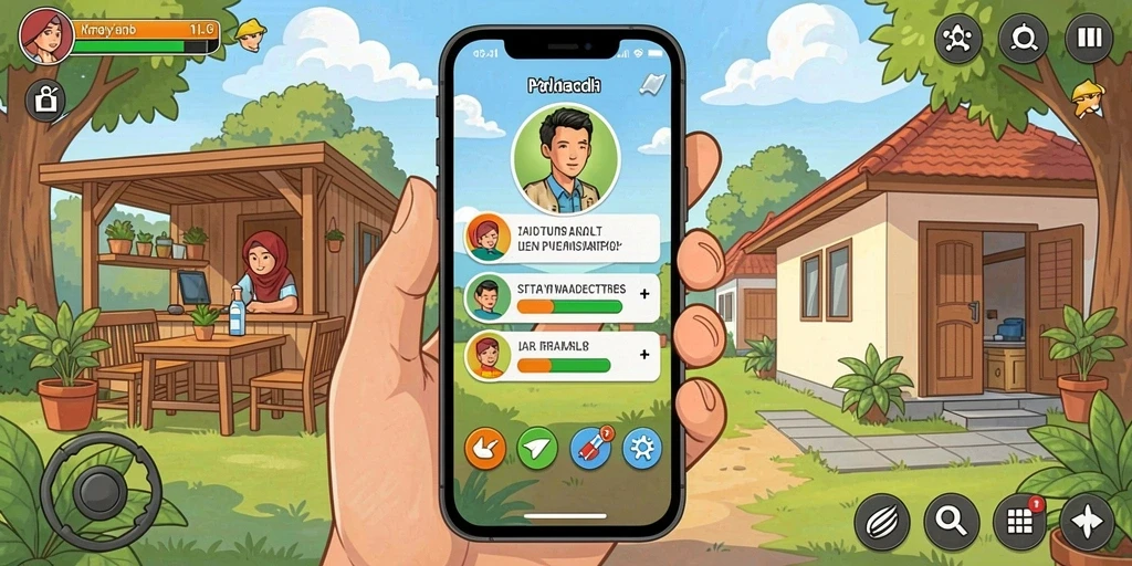 Fitur interaksi sosial yang meningkatkan pengalaman bermain.
